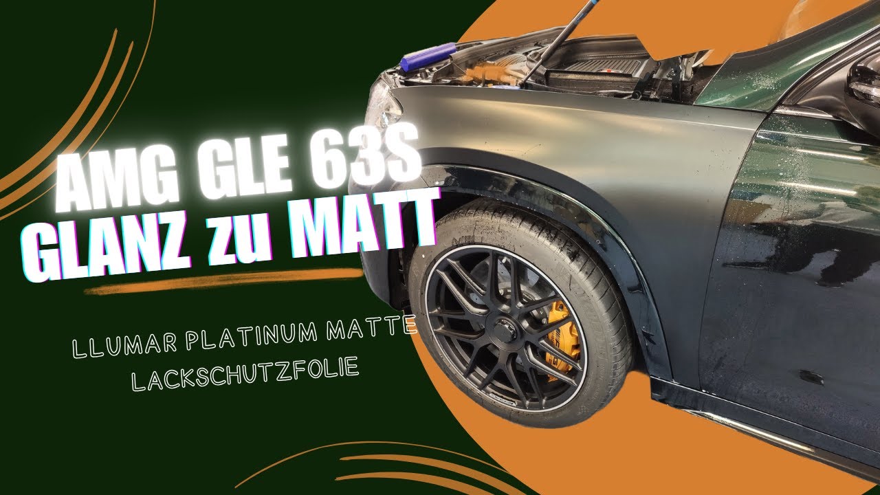 Mercedes AMG GLE 63 S - Lackschutzfolie Matt / Glänzend auf Matt Steinschlagschutzfolie