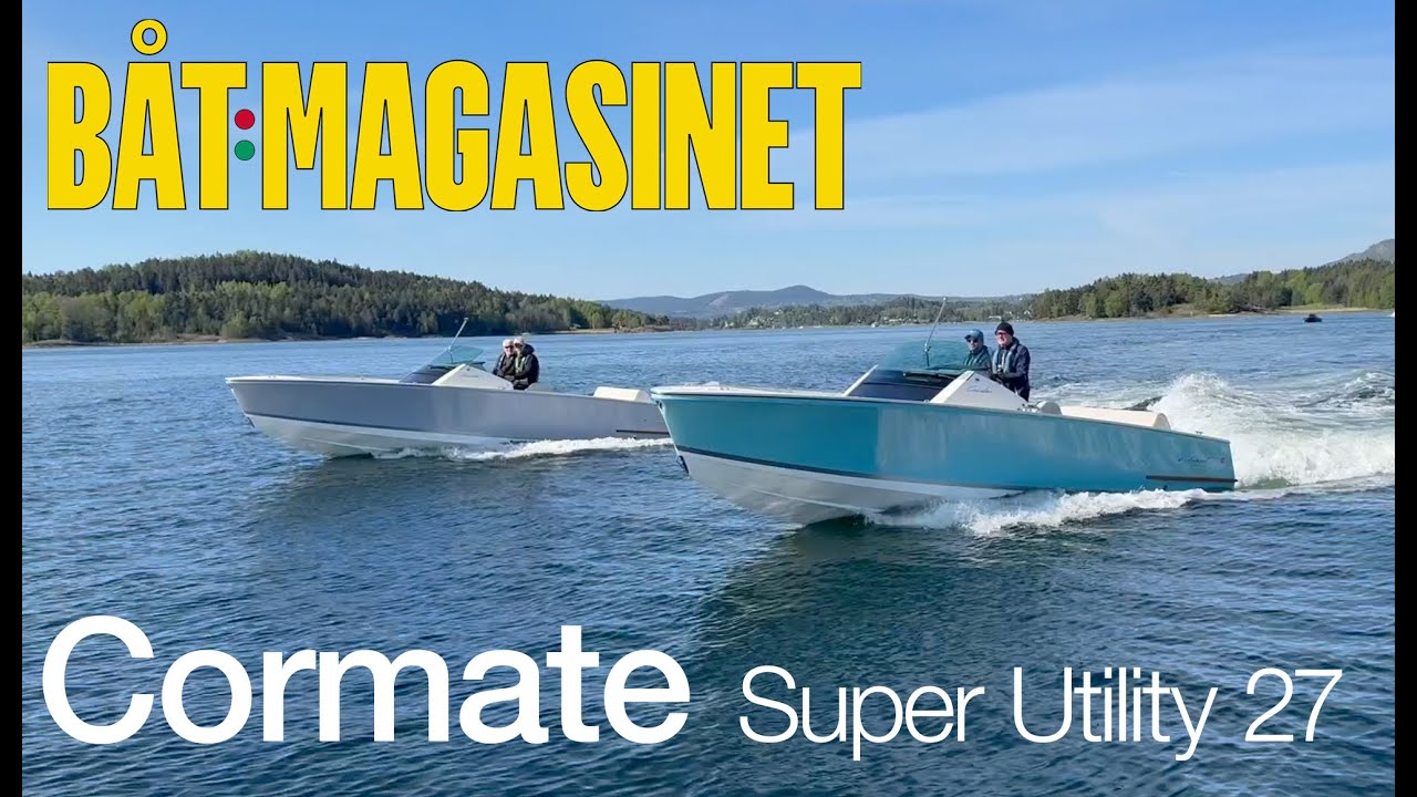 Cormate Super Utility 27: Elegant kjøremaskin for glade dager på sjøen
