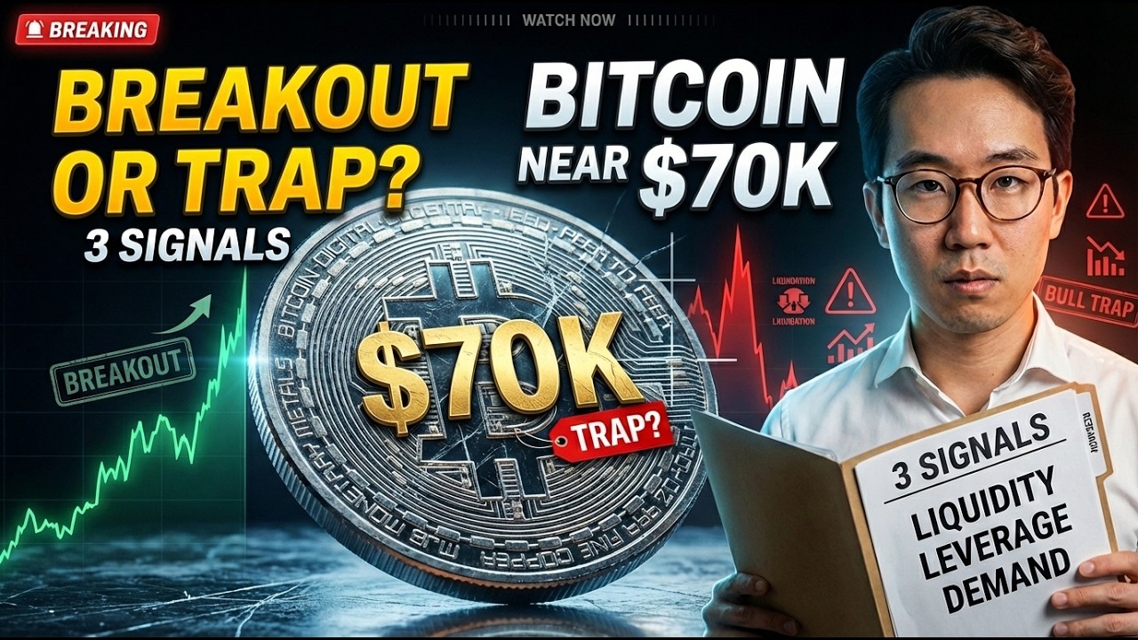 Bitcoin Approaching $70K: Breakout or Bull Trap? (3 Signals to Monitor)