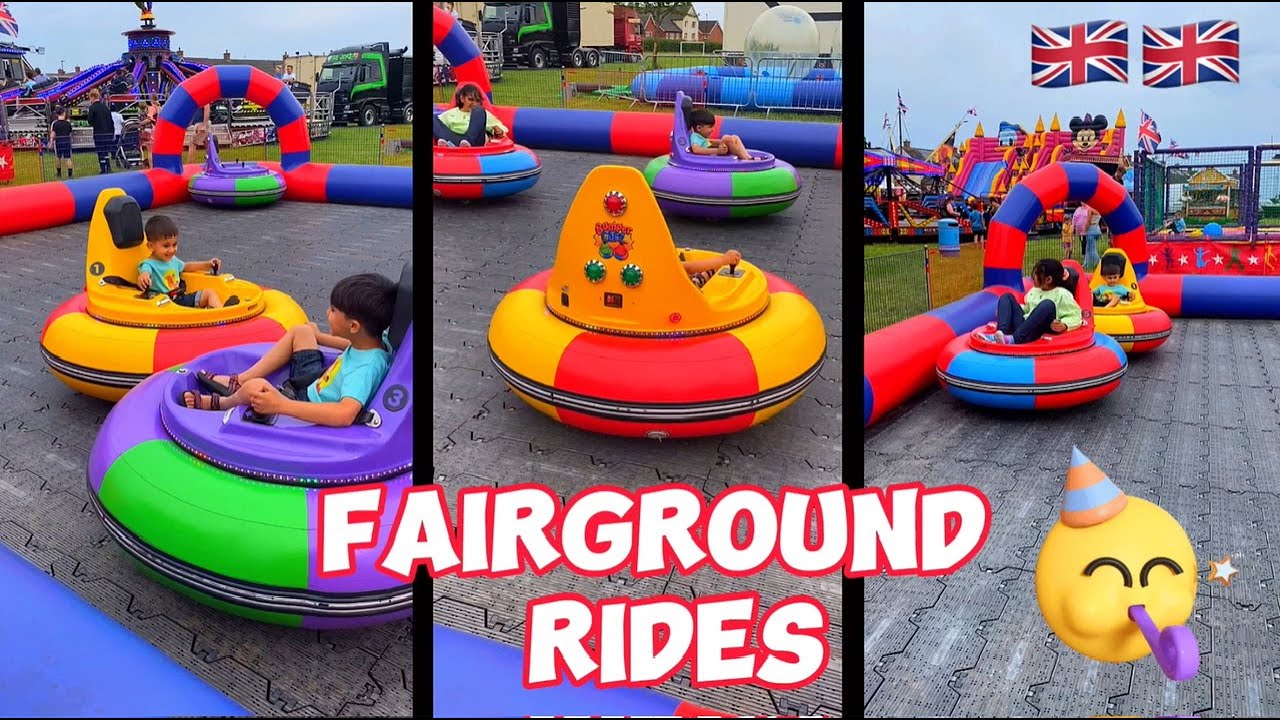 FAIRGROUND RIDES - COOL LONDON FUNFAIR MINI BUMPER CARS