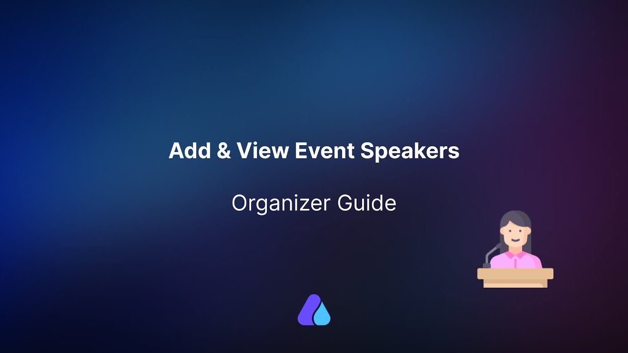 Add event speakers & where to find them | December 2023 #airmeet #organizerguide
