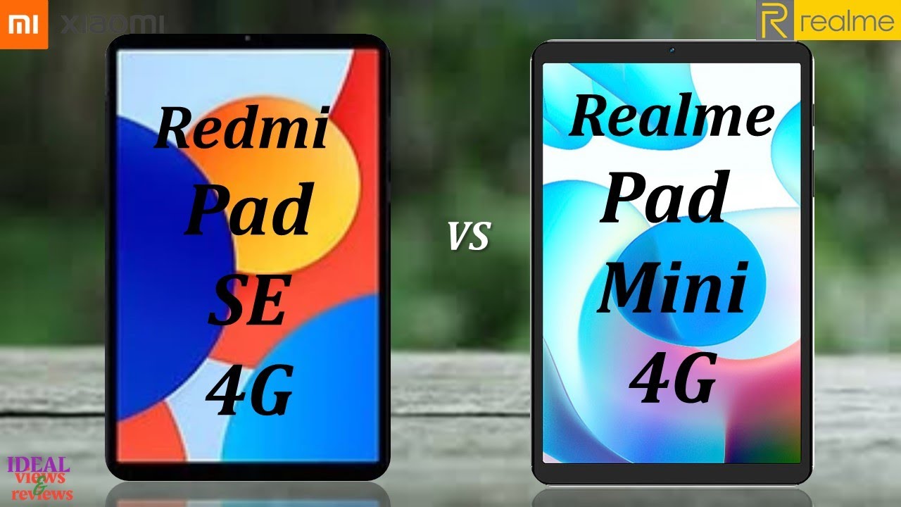 Xiaomi Redmi pad SE 4G vs Realme Pad Mini 4G