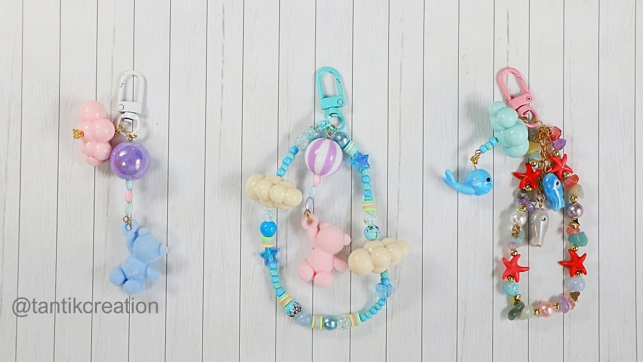 DIY Cute Keychain Charms Featuring Pandahall