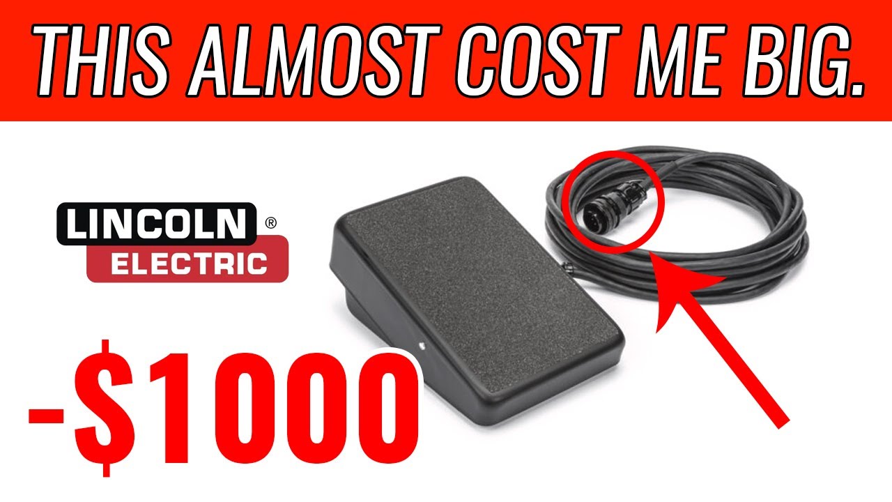 Lincoln K870 Amptrol Footpedal Connector Repair
