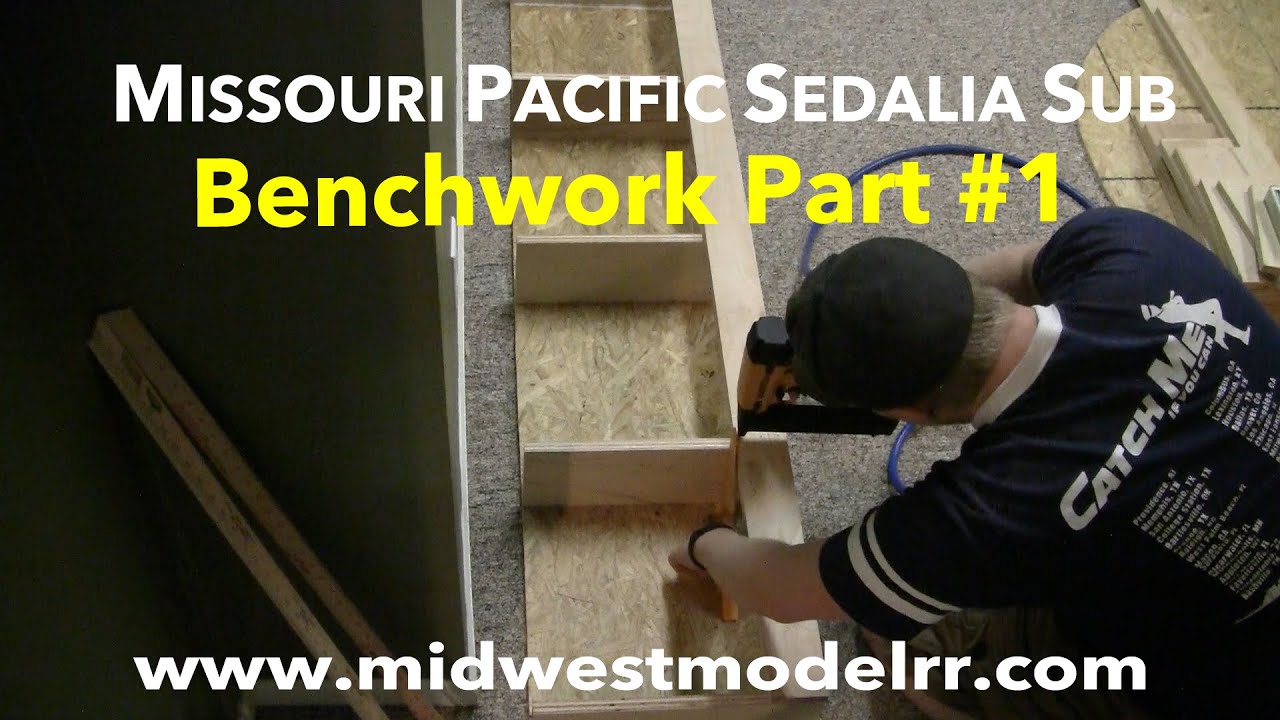 Building an N Scale Layout -- Benchwork Part 1