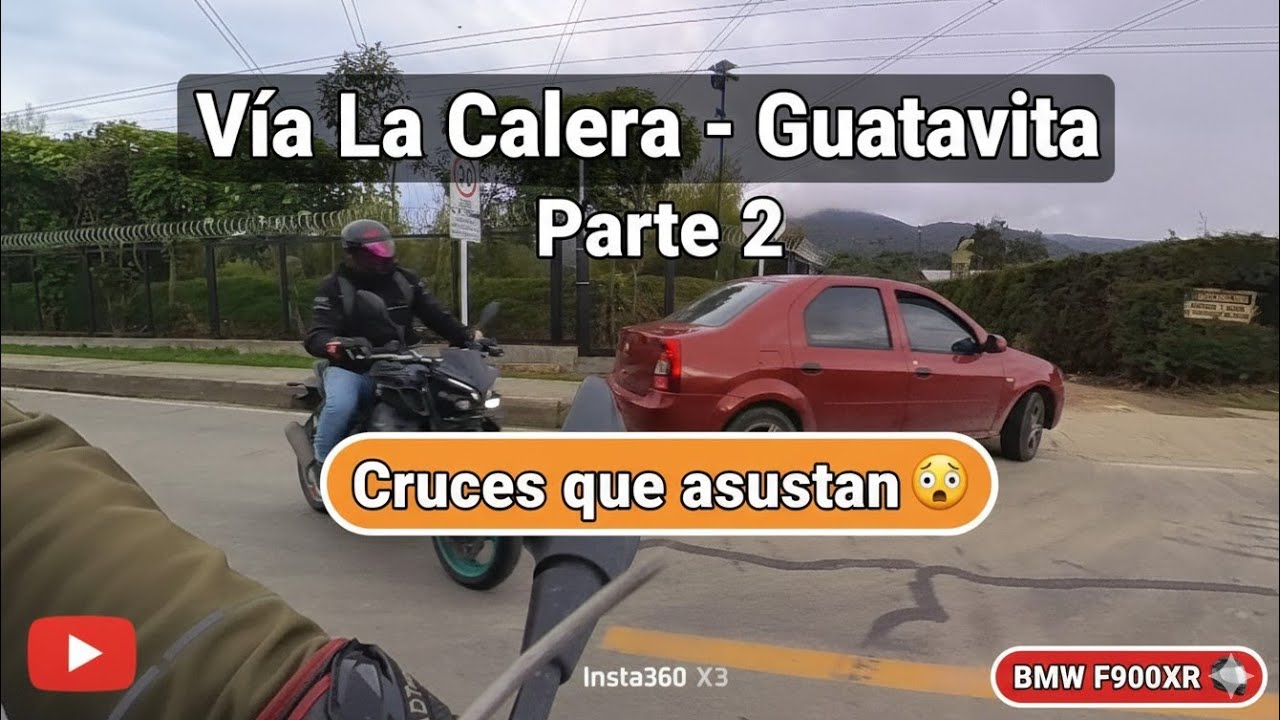 Vía La Calera - Guatavita, Parte 2, octubre 2025, trepando en BMW F900XR 🔥🏍🏍🔥