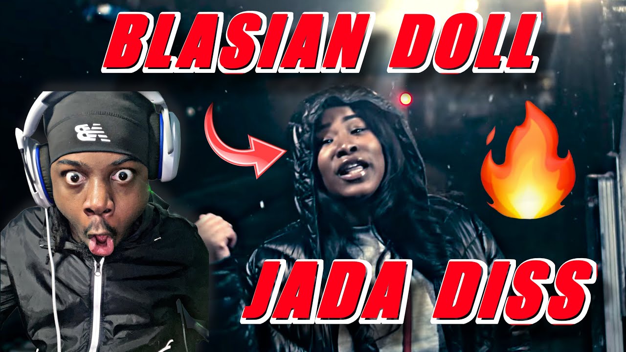 SHE DISSED JADA & Q50WLIL50!!! BLASIAN DOLL - Jada Glock (OFFICAL MUSIC VIDEO) *REACTION VIDEO*