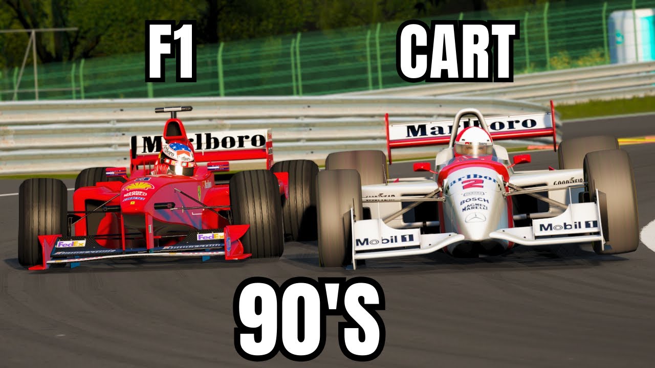 CART vs F1 | A BATTLE Between The FASTEST FORMULA CARS of the 90s