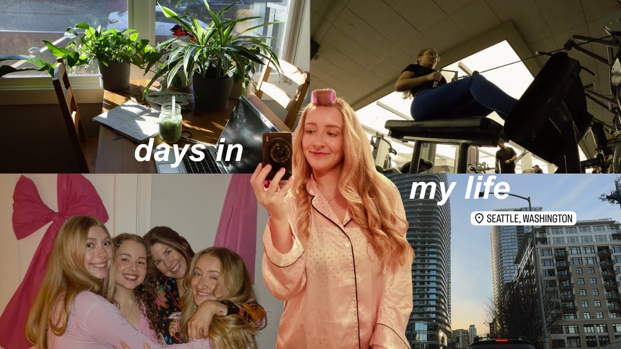 days in the life | 9-5 life, workouts, & galentines party