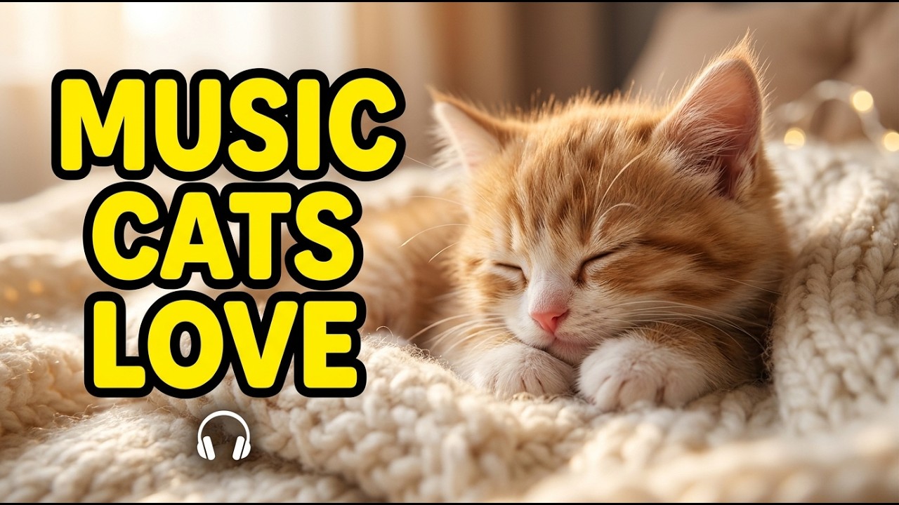 LIVE 🐱 Music for Nervous Cats • Calm Relaxing Cat Sleep Sounds