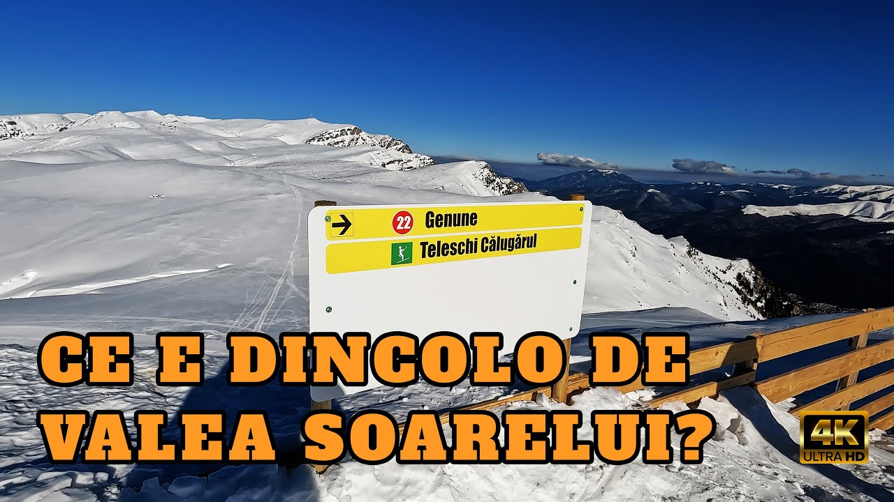 Noile partii de pe domeniul schiabil Sinaia. Episodul 1