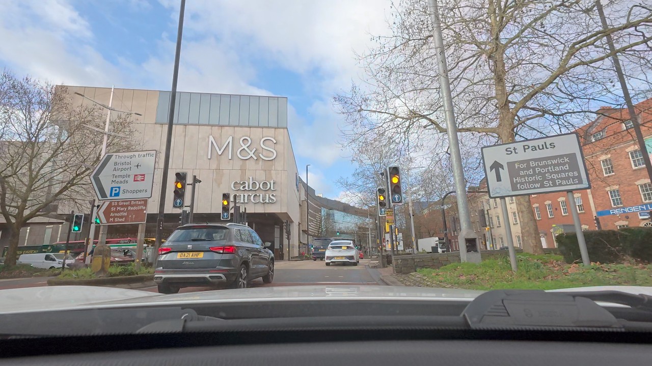 4K ASMR IN THE CAR | Relaxing, Sleep Inducing Drive To Bristol
