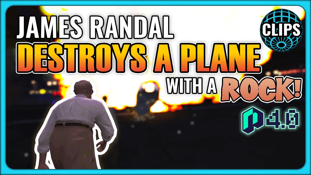 JAMES RANDAL DESTROYS A PLANE WITH A ROCK! NoPixel 4.0!