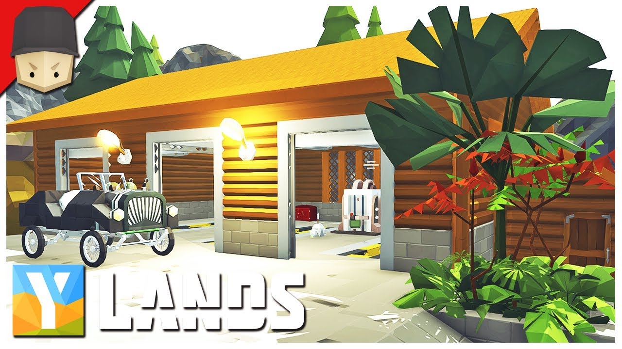 YLANDS - CAR GARAGE & WORKSHOP! : Ep.31 (Survival/Crafting/Exploration/Sandbox Game)