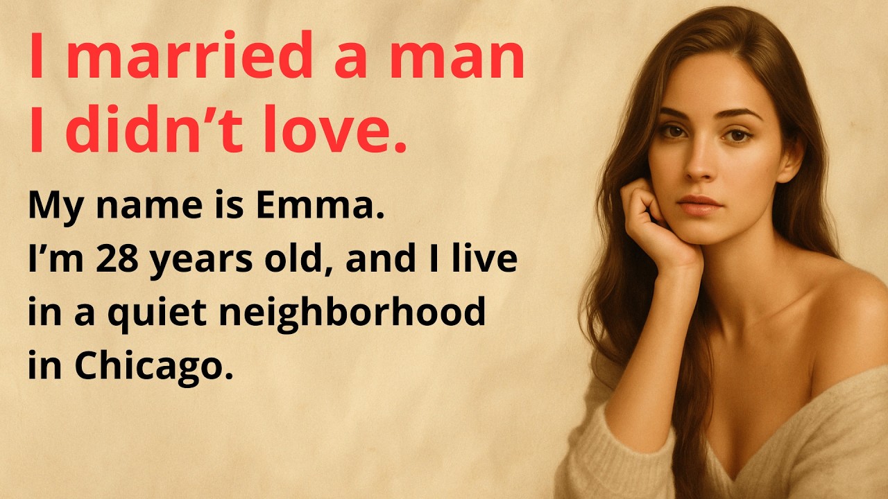 I Married a Man I didn't Love | Emotional Stories in English for Beginner