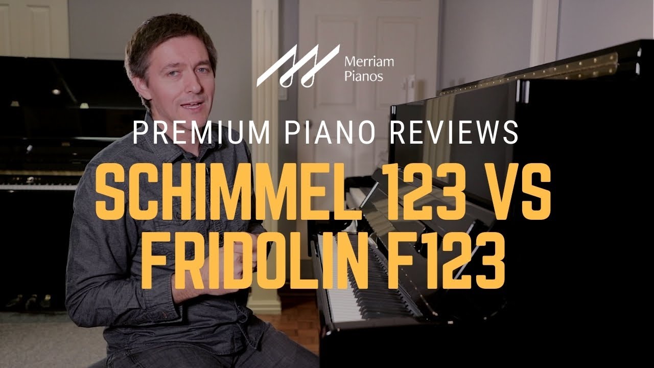 🎹Schimmel 123 vs Fridolin F123 Upright Piano Comparison, Review, & Demo🎹