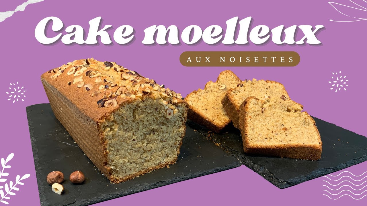 Cake moelleux aux noisettes