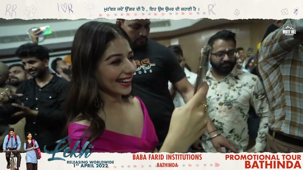 LEKH Promotional Tour (Bathinda) | Gurnam Bhullar | Tania | Jagdeep Sidhu