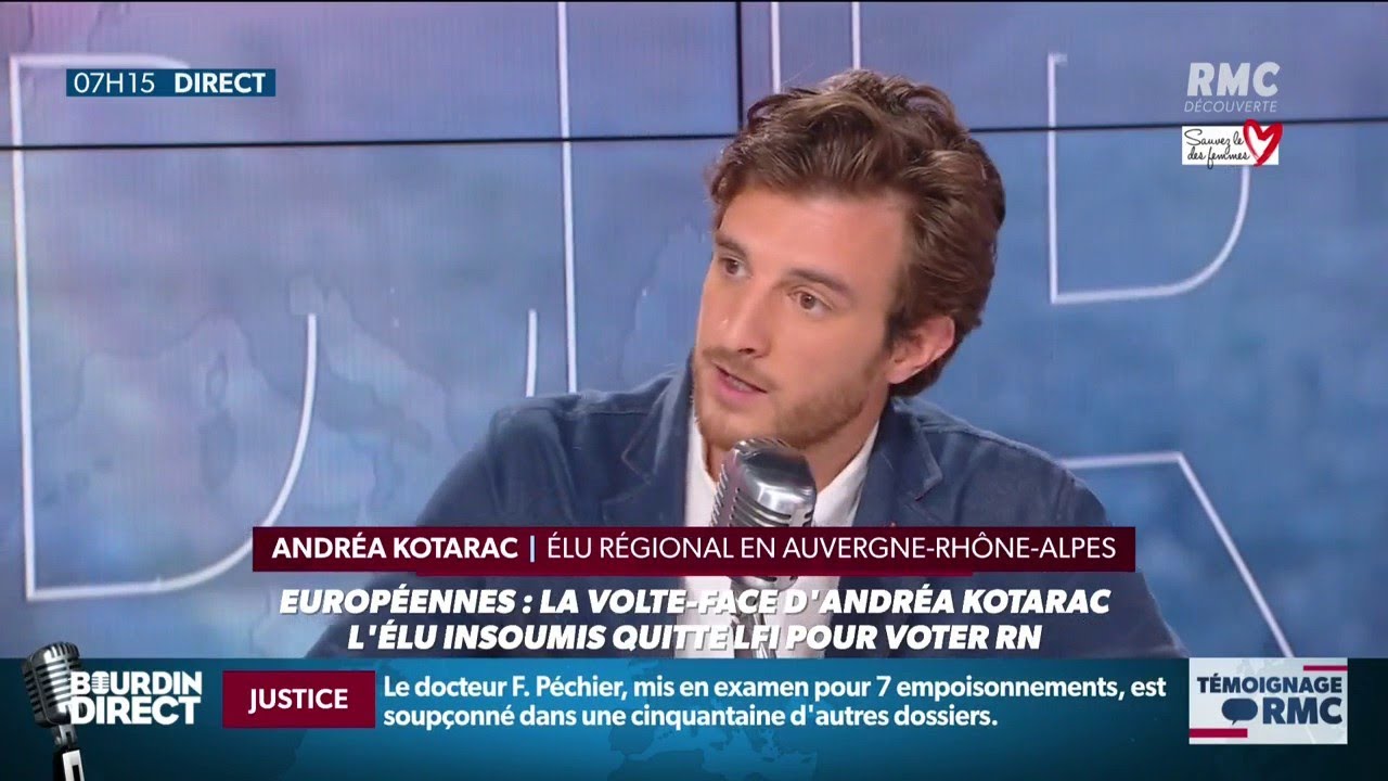Andrea Kotarac: "L'objectif est de mettre Nathalie Loiseau au plus bas, à hauteur de son charisme"