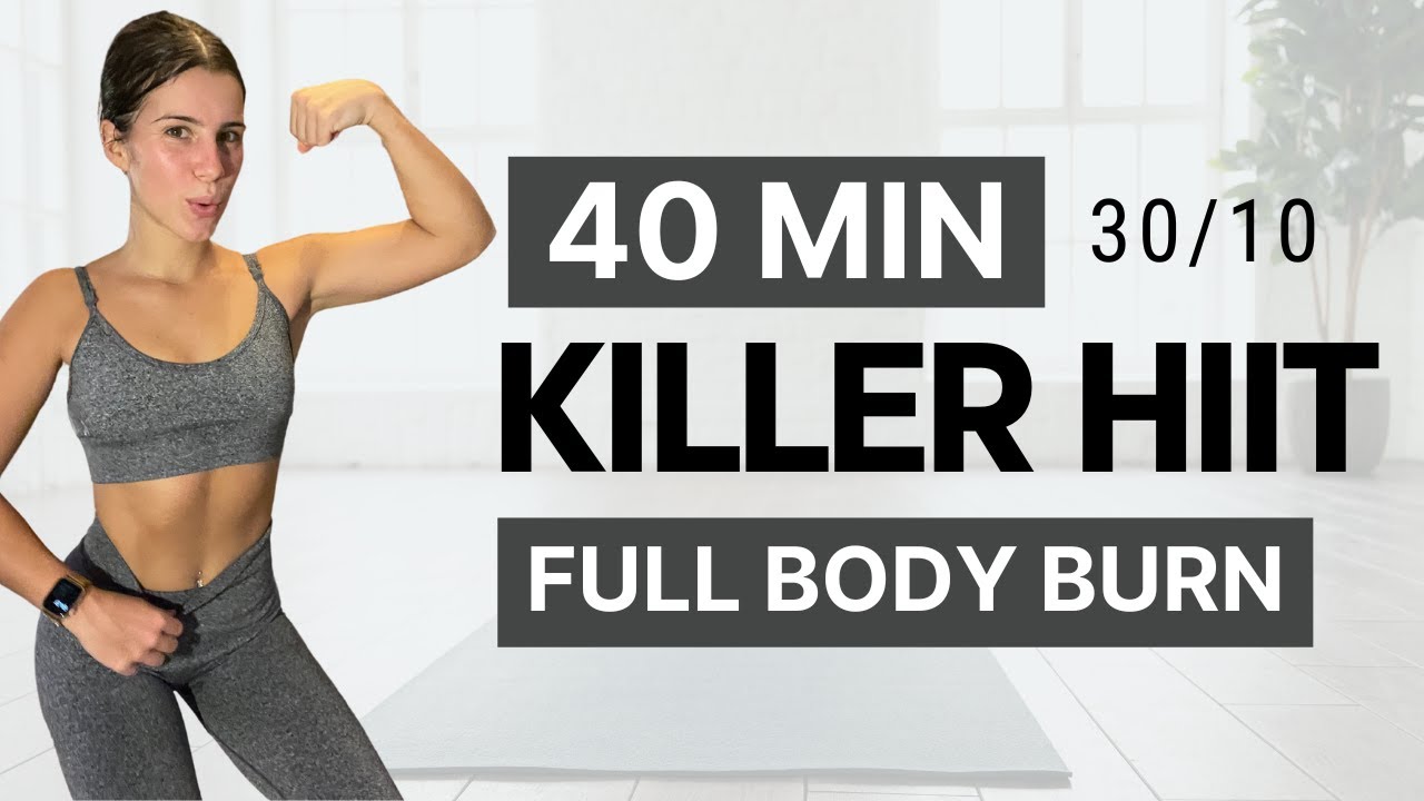 40 minute (FULL BODY BURN) No repeat and not equipment home workout to burn fat and burn calories.