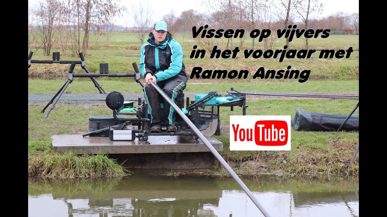Vissen in voorjaar op vijvers met Ramon Ansing