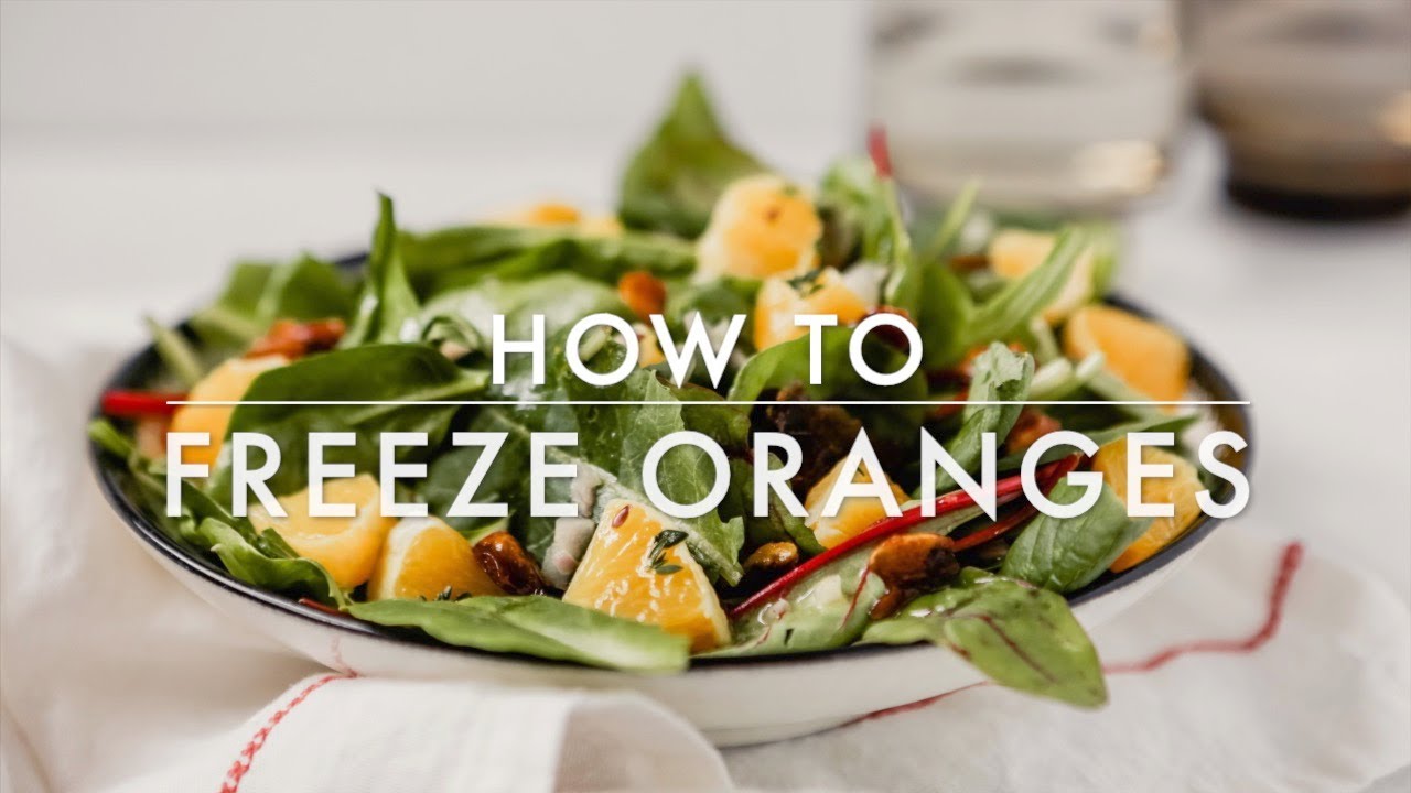 How to Freeze Oranges