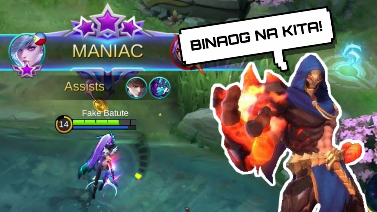 GINULPI NI ALDOUS PERO NAKA MANIAC PA! | Mobile Legends: Bang Bang