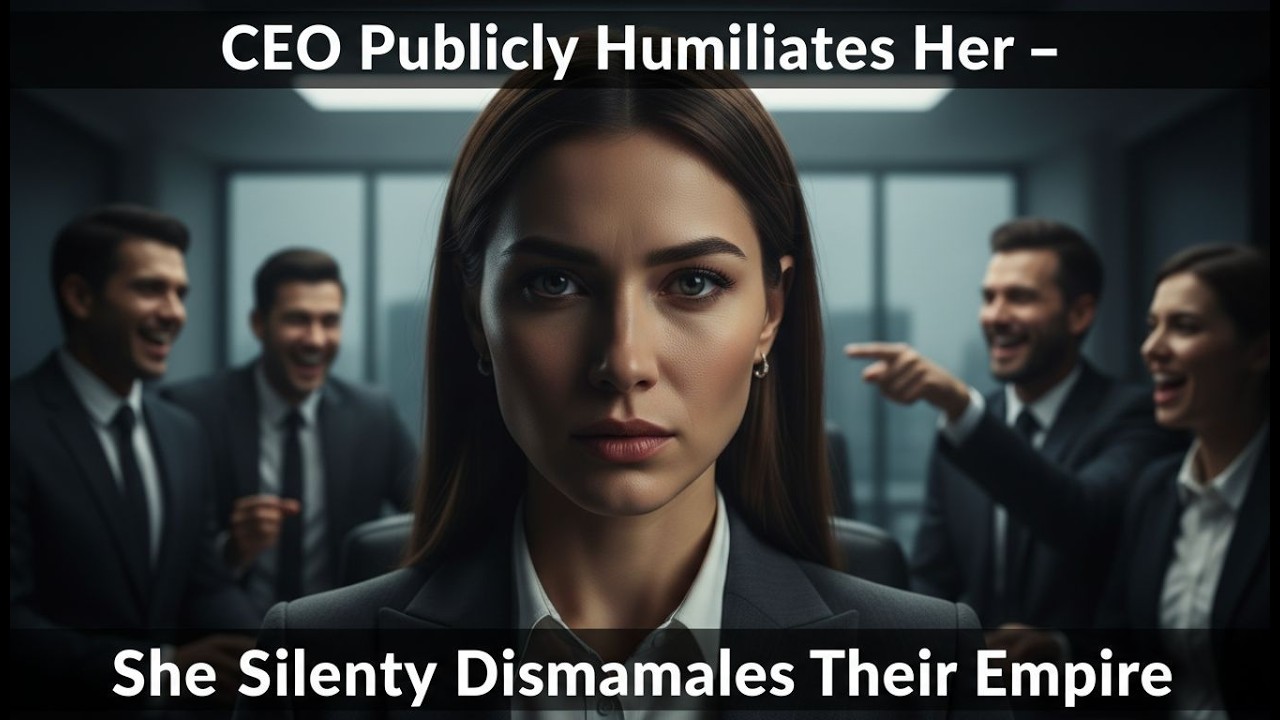CEO Points Out the Exit Laughing at All-Hands – She Walks Out and Quietly Takes Their Contracts