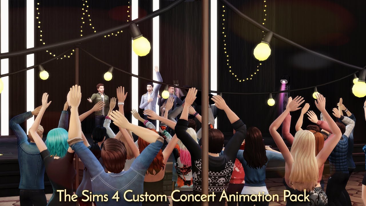 The Sims 4: Custom Concert Animation Pack (Request) *DOWNLOAD*