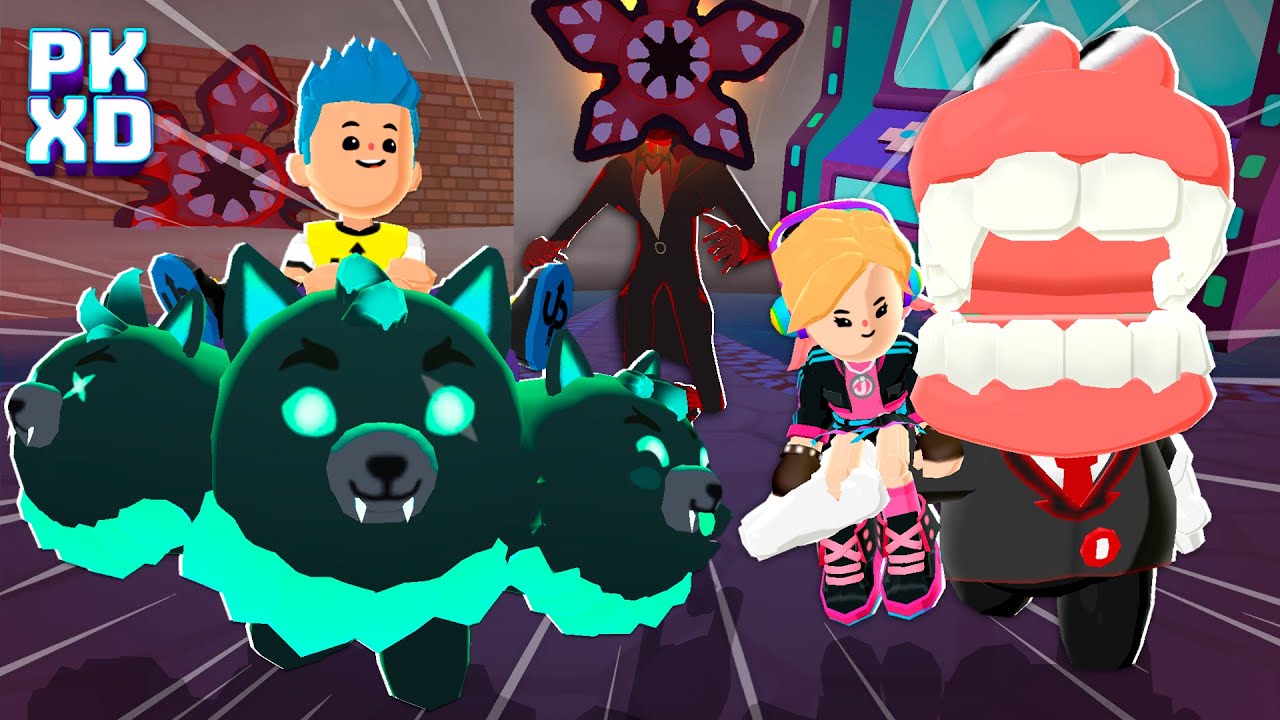 🎃 Pets de HALLOWEEN no Mundo Invertido do PK XD