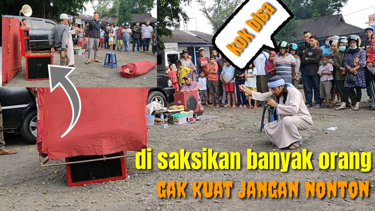 Pesulap jalanan ubah manusia jadi hewan