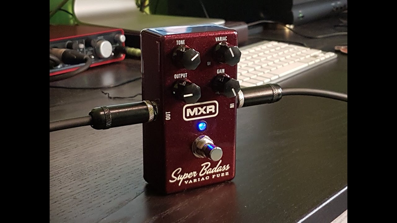 MXR Super Badass VARIAC FUZZ, demo by Riccardo Gioggi [ENG sub]
