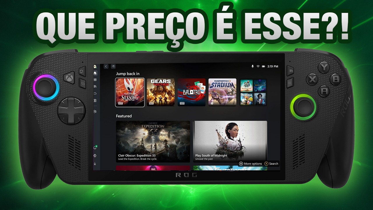 O preço do Xbox ROG Ally é PREOCUPANTE. Vai valer a pena?