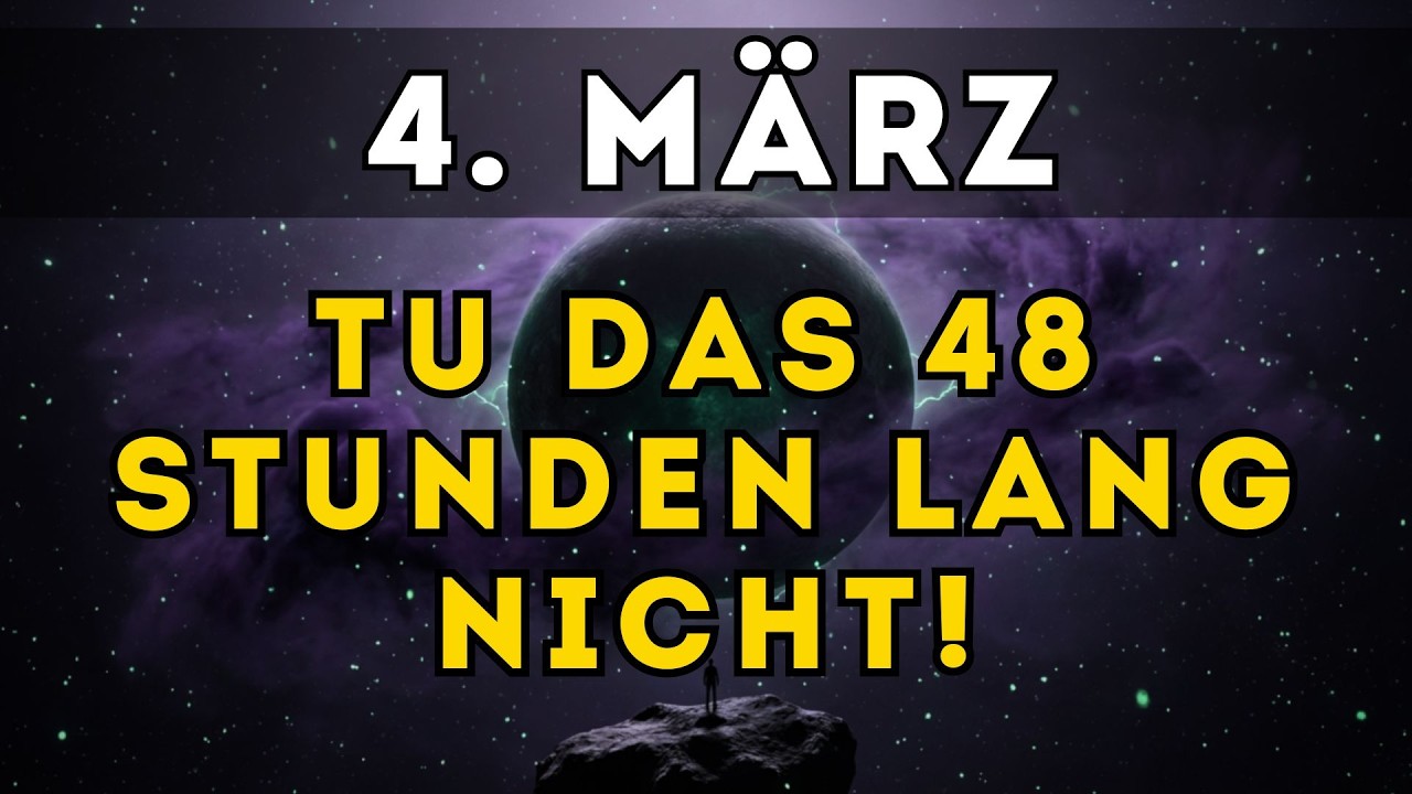 48 STUNDEN NACH DER FINSTERNIS: WARUM du JETZT NICHT handeln darfst!