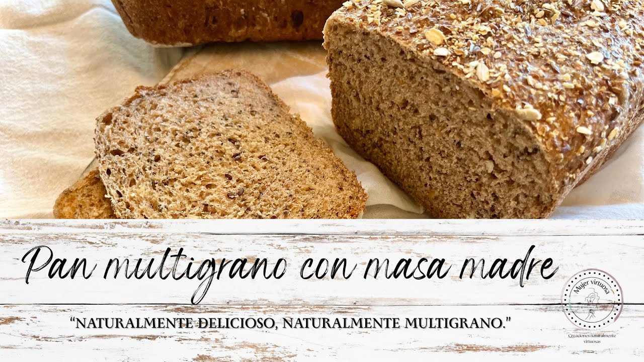 Pan multigrano con masa madre