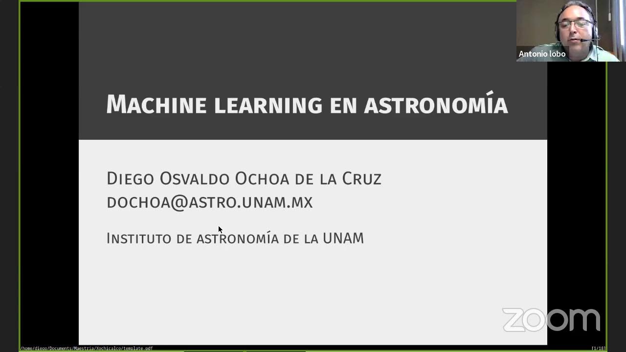 Machine learning en astronomía