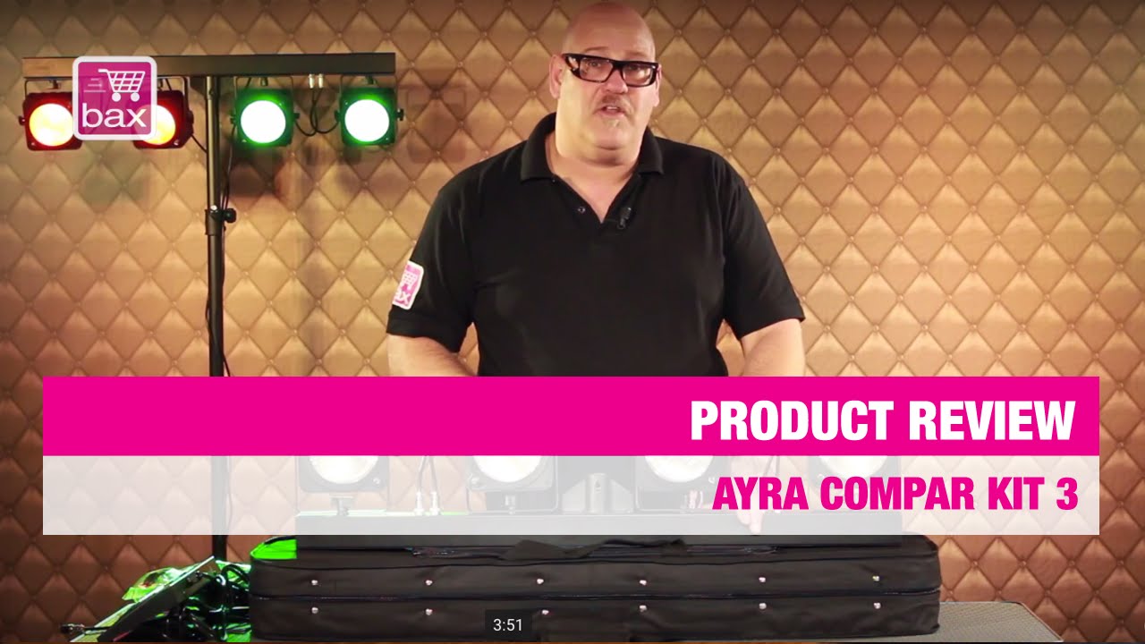 Review Ayra Compar Kit 3 Lichtset | Bax Music