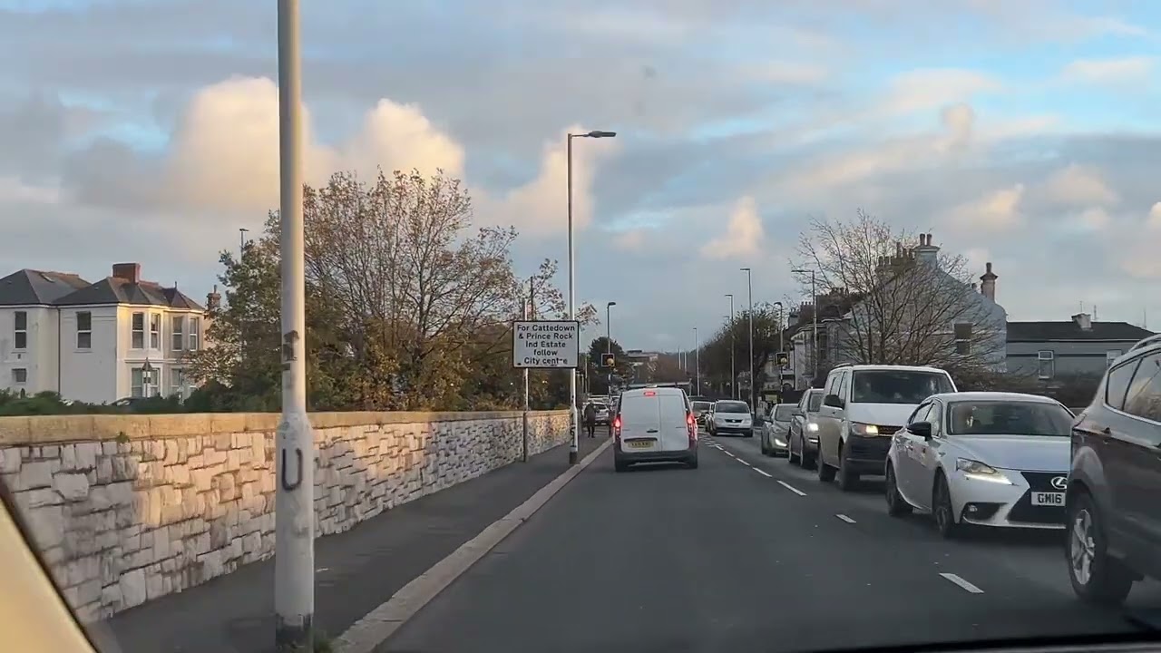 MUTLEY PLAIN to PRINCEROCK SCHOOL via GREENBANK, CATTEDOWN ROUNDABOUT & EMBANKMENT ROAD.