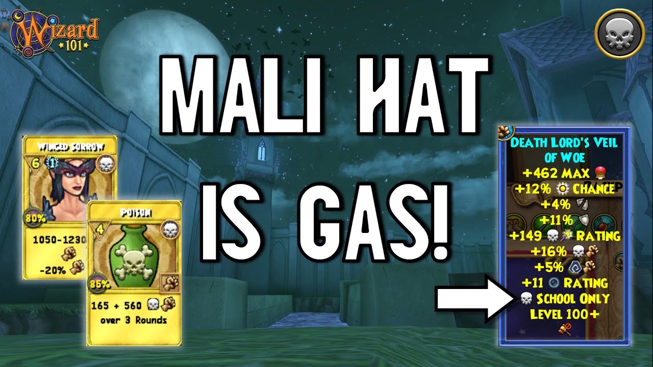 Wizard101: MAX DEATH PvP (130): Darkmoor Hat Is JUICY!