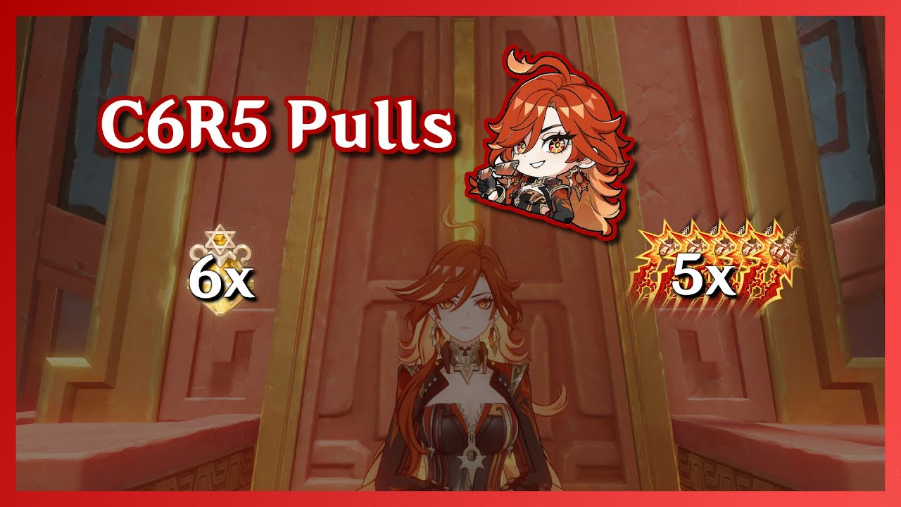 C6R5 Mavuika Pulls | Sped up gameplay at the end lol
