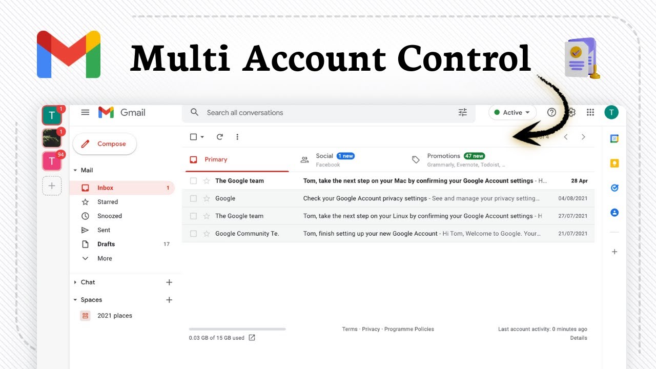 Как управлять несколькими учетными записями Gmail (управление доступом)