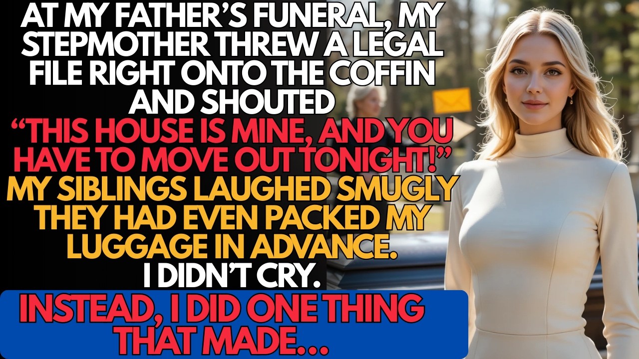 At the Funeral, My Stepmother Threw Papers on the Coffin and Kicked Me Out—Then I Did One Thing