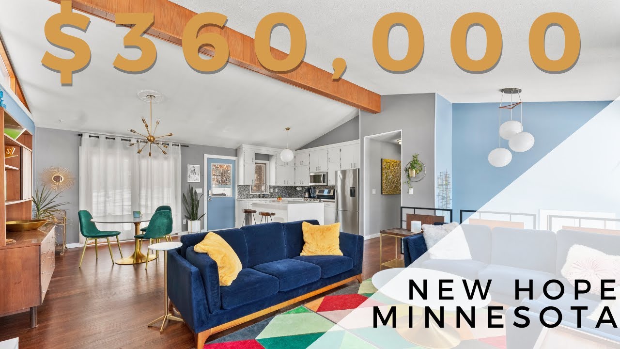 Tour a New Hope, MN MID-CENTURY MODERN Home | Twin Cities Homes For Sale