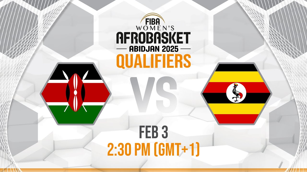 Kenya v Uganda | Full Basketball Game | FIBA Women's AfroBasket 2025 Qualifiers
