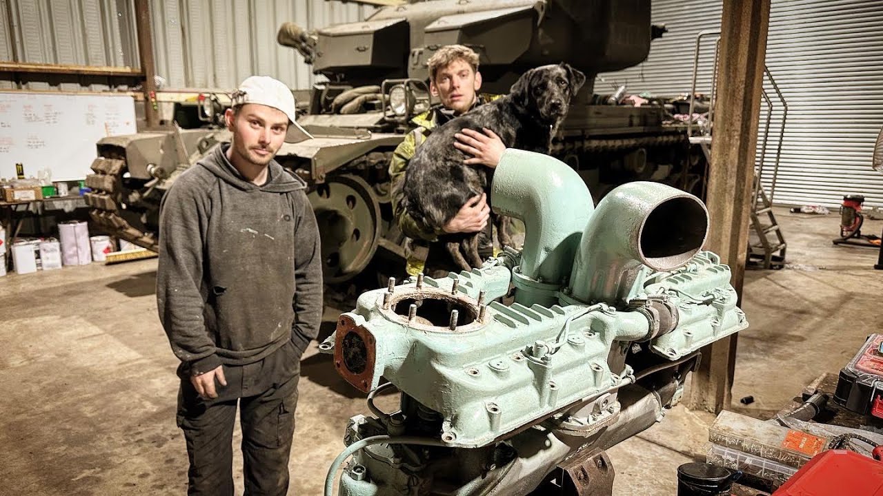 The engine runs ish.. Centurion AVRE PT4￼￼￼￼