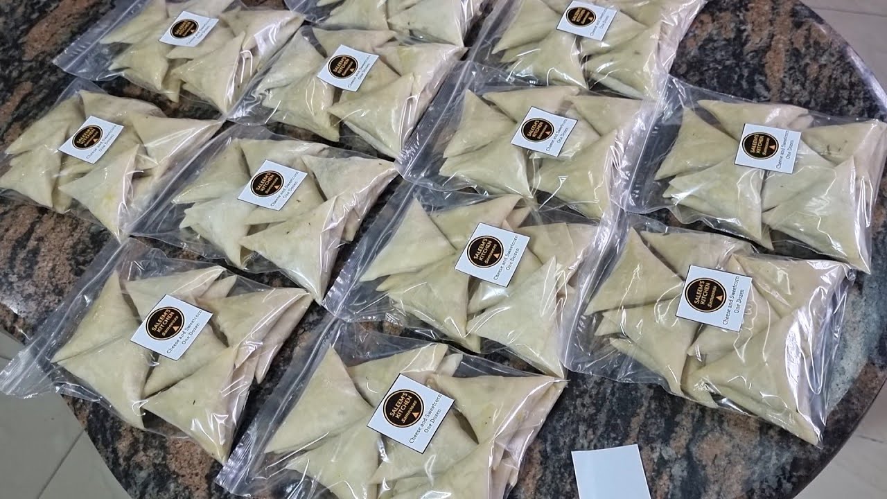 Best Homemade Samosa Making-12 Dozen Cheese & Corn-Quality Handmade Samosas