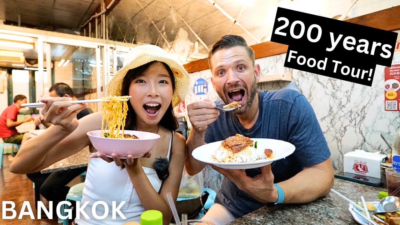 I let the Food Expert Guide Me Through Restaurants in Bangkok with 200 years of Cooking Experience