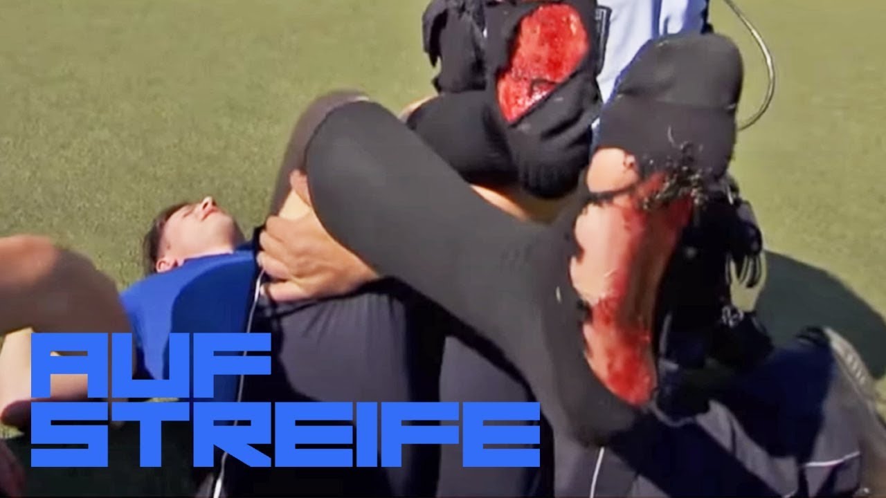 Fußballer-Füße verätzt - Ist seine Profi-Karriere ruiniert? | Auf Streife | SAT.1 TV