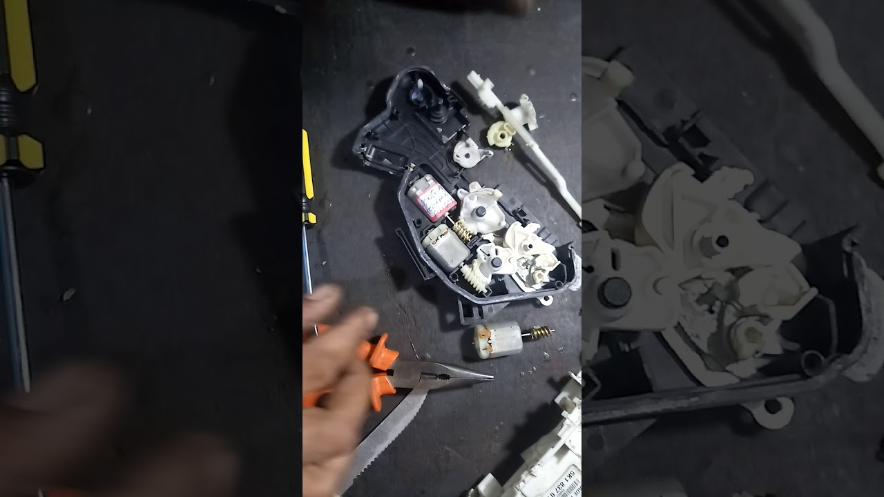 Como trocar motor da trava elétrica fechadura do jetta