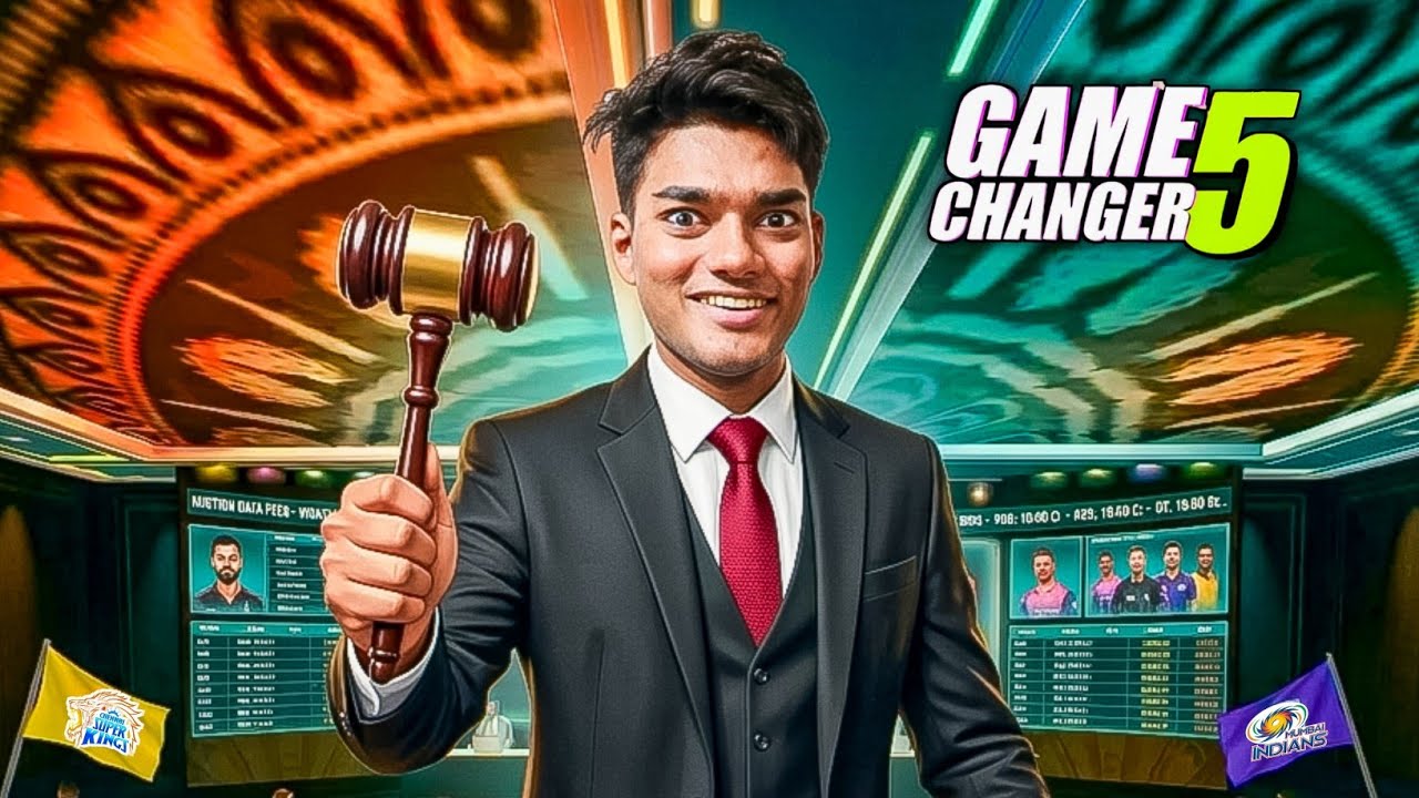 IPL AUCTION & GAMEPLAY!!!🔥- GAME CHANGER 5